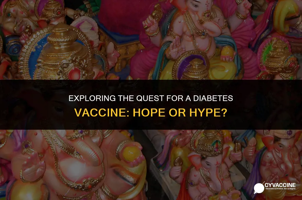 is there any vaccine for diabetes
