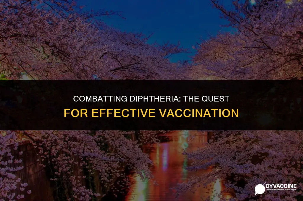 is there any vaccine for diphtheria