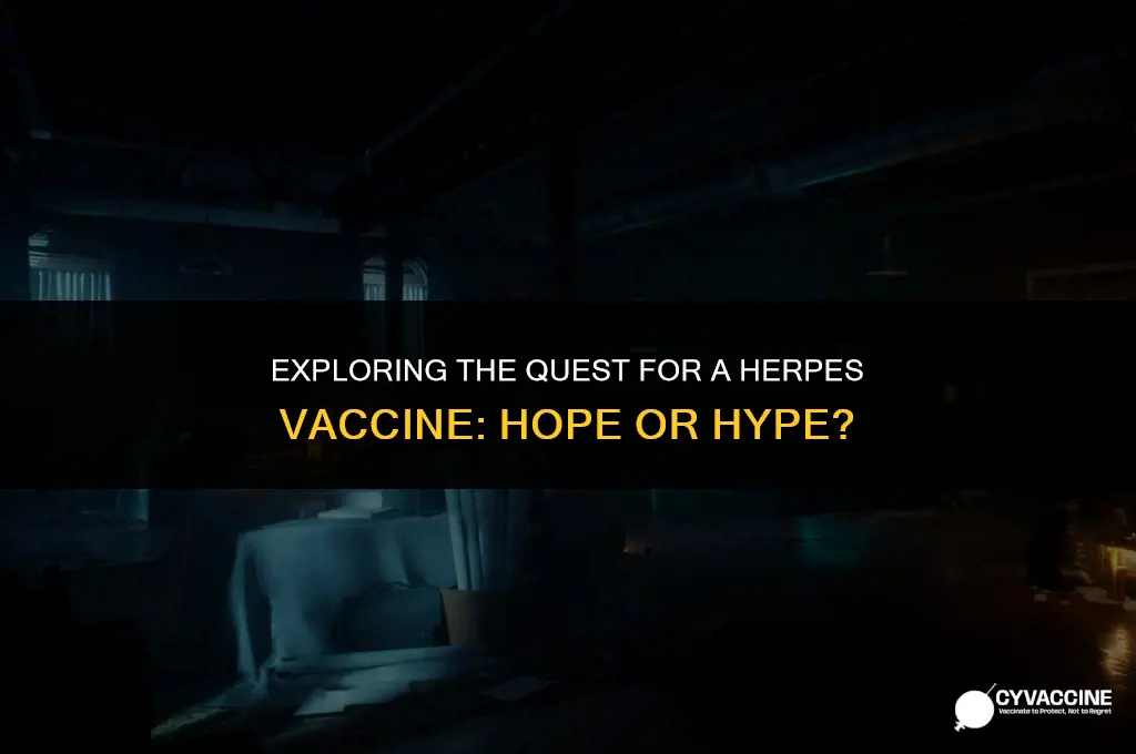 is there any vaccine for herpes