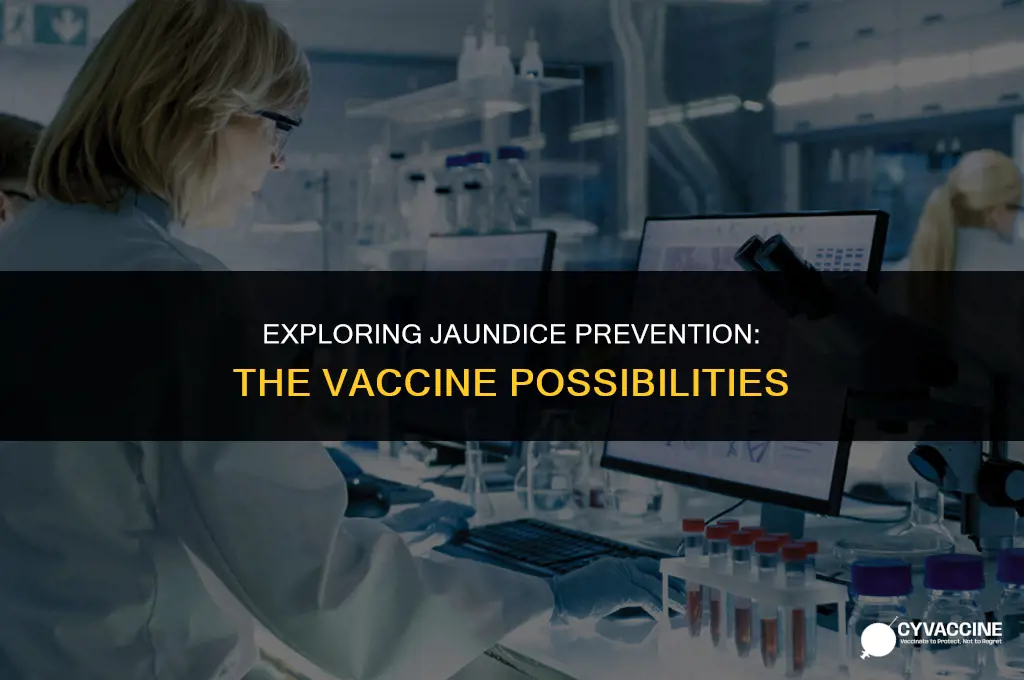 is there any vaccine for jaundice