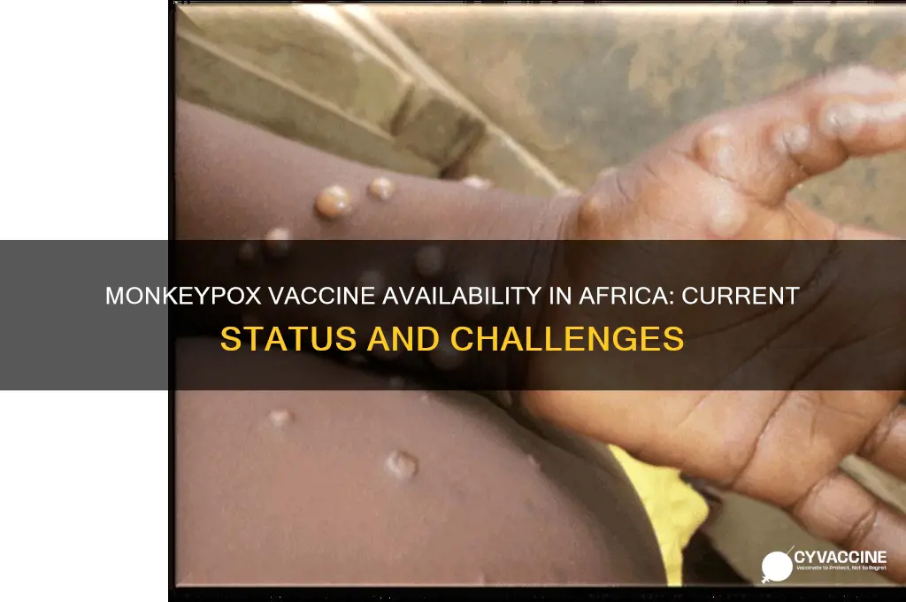 is there any vaccine for monkeypox in africa