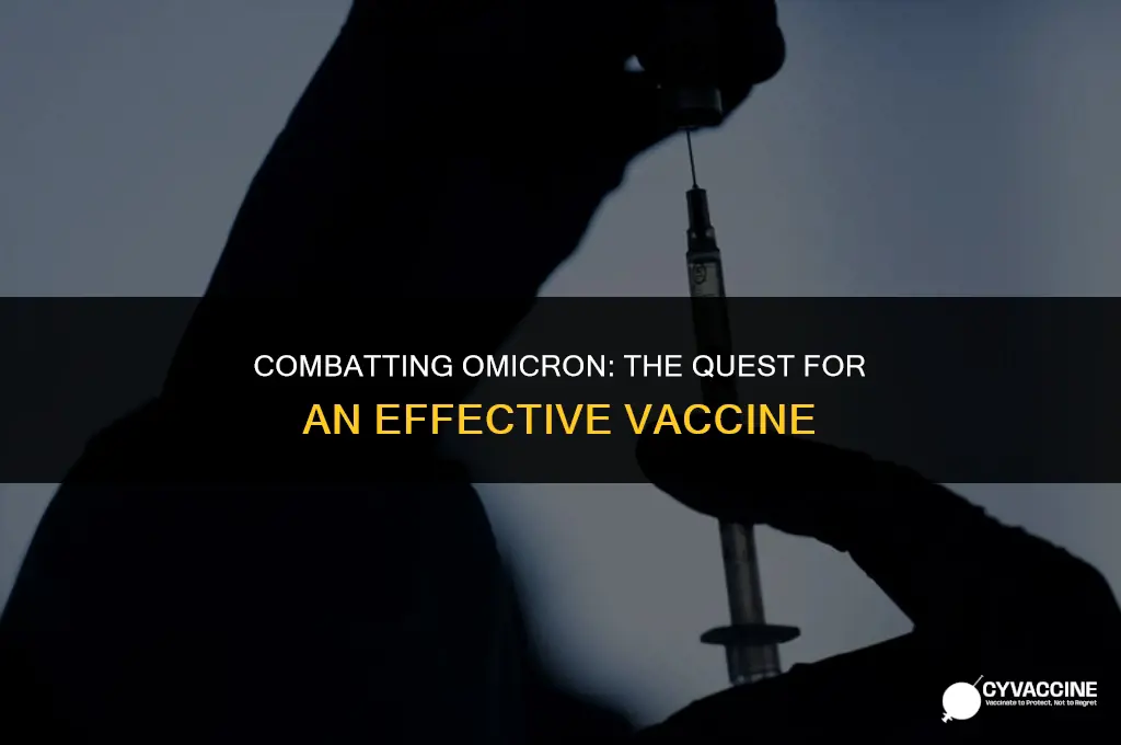 is there any vaccine for omicron