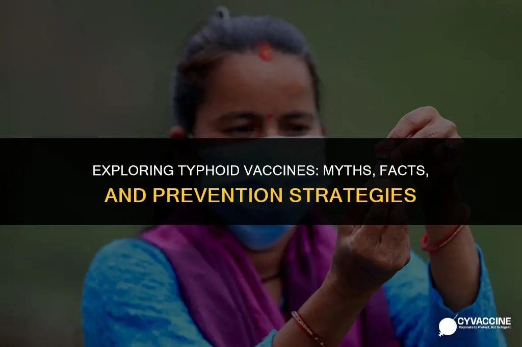 is there any vaccine for typhoid