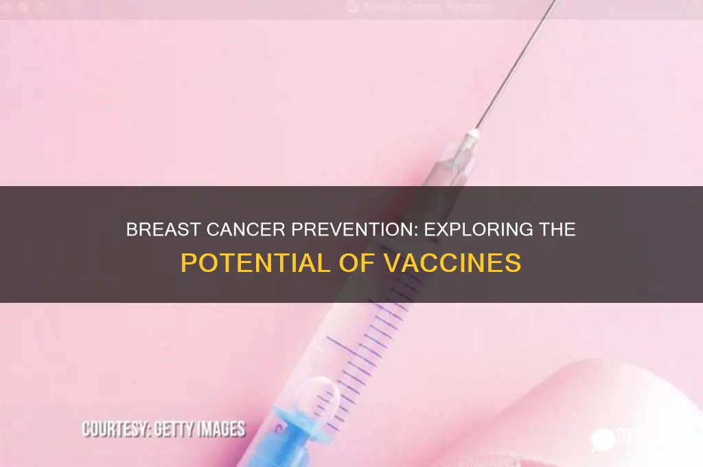 is there any vaccine to prevent breast cancer
