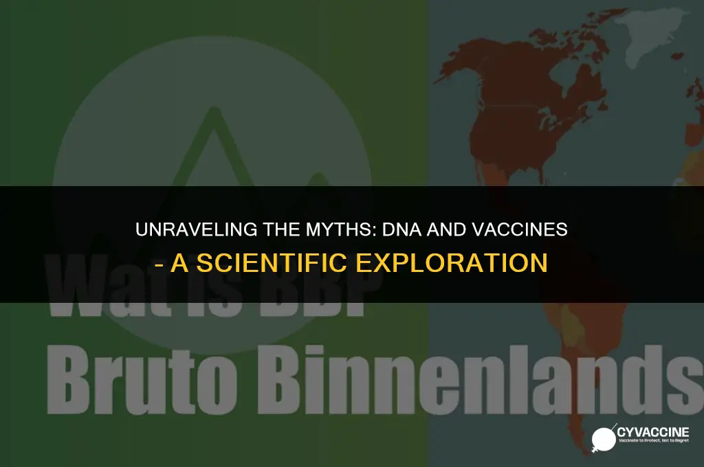 is there dna in the vaccine