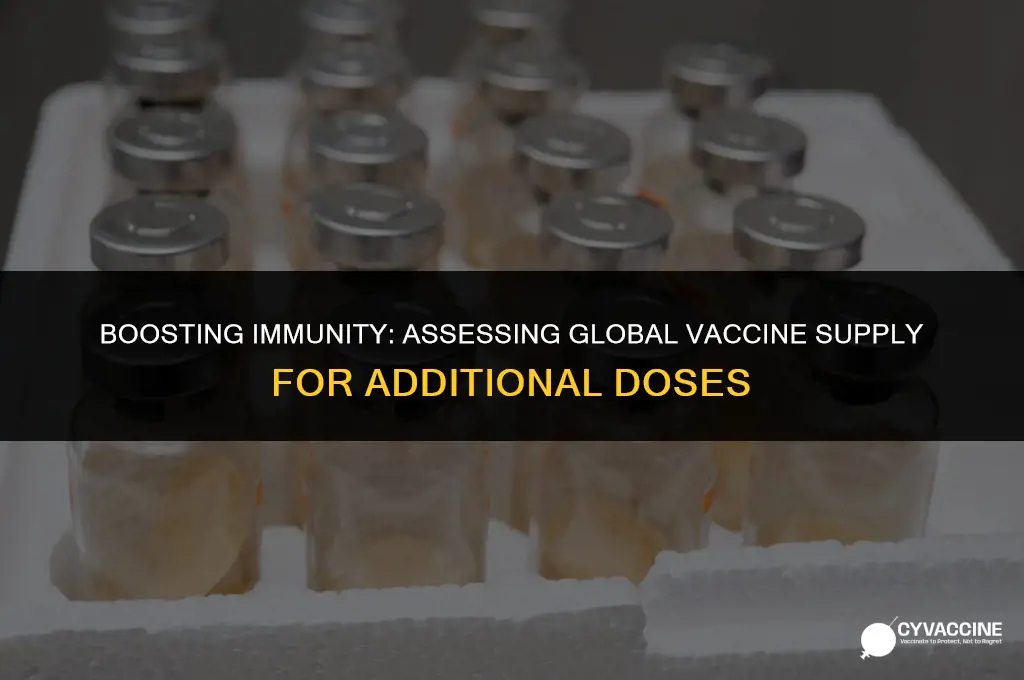 is there enough vaccine for boosters