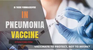 Exploring the Ingredients: Formaldehyde in Pneumonia Vaccines?