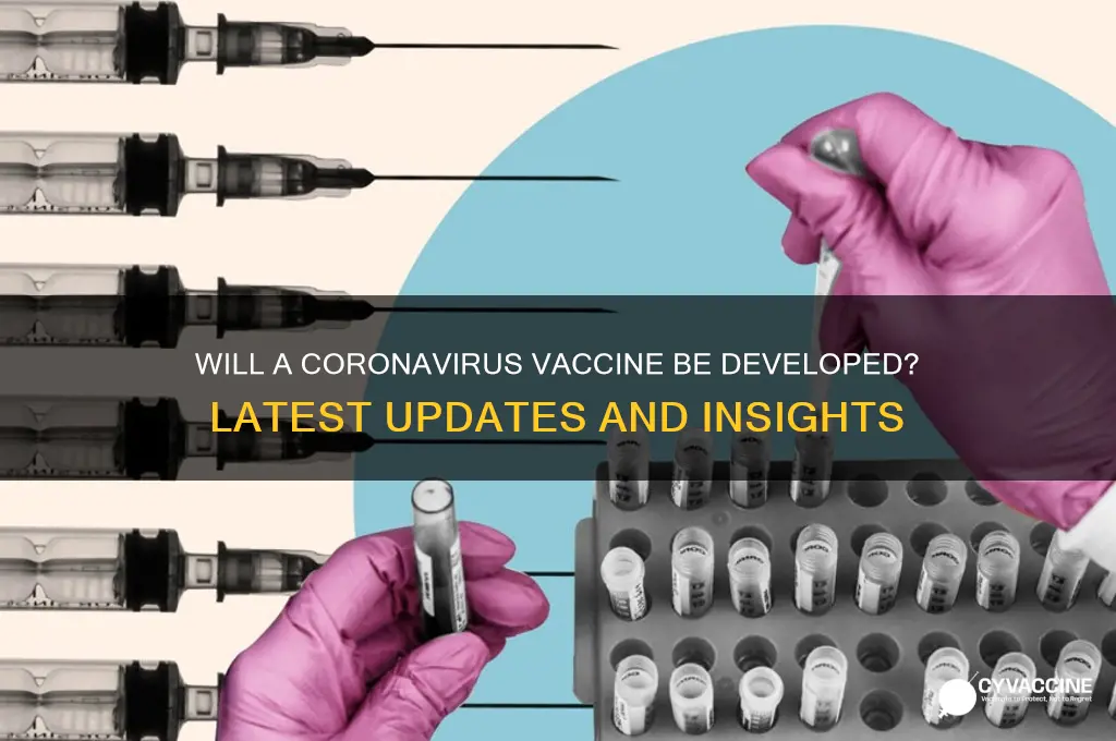 is there gonna be a vaccine for coronavirus