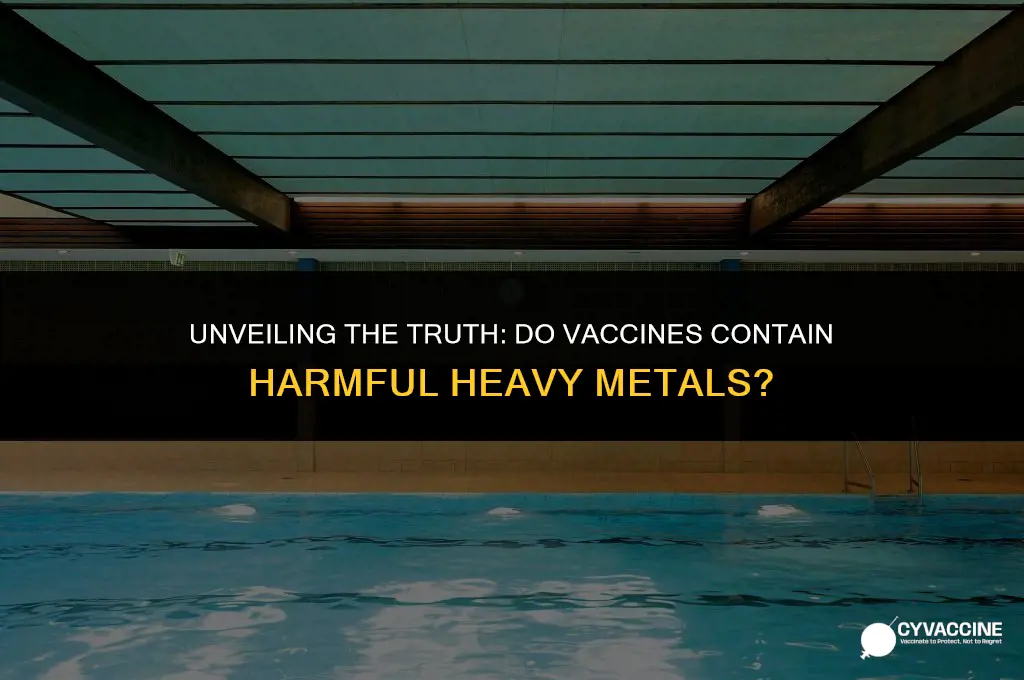 is there heavy metals in vaccines
