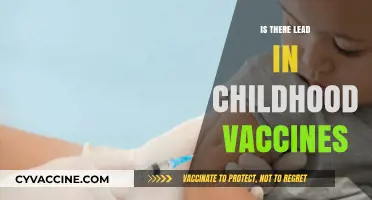 Childhood Vaccines and Lead: Separating Fact from Fiction
