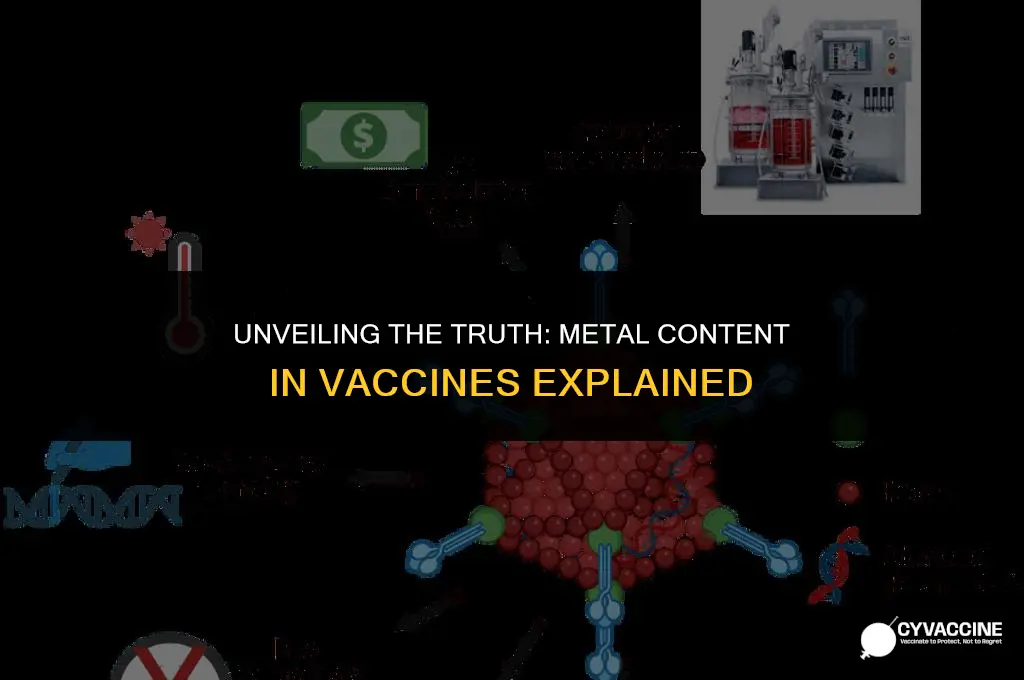 is there metal in the vaccine