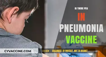 Exploring the Ingredients: Does the Pneumonia Vaccine Contain Peg?