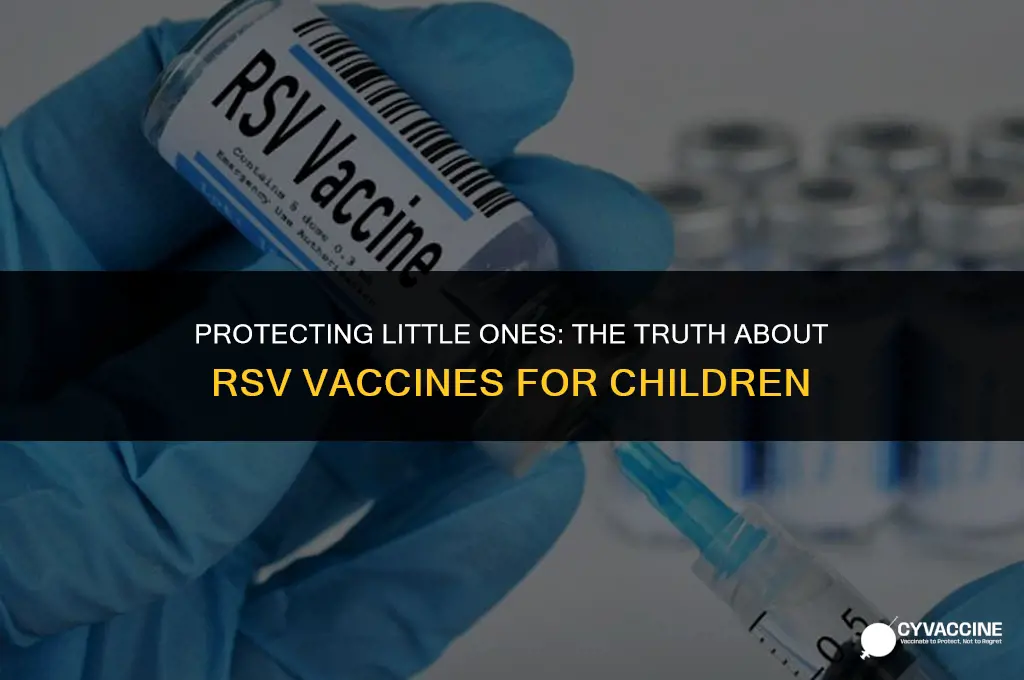 is there rsv vaccine for kids