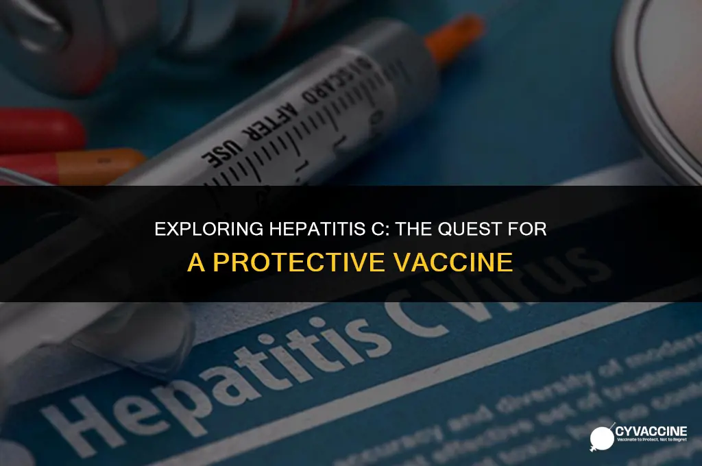 is there vaccine against hepatitis c