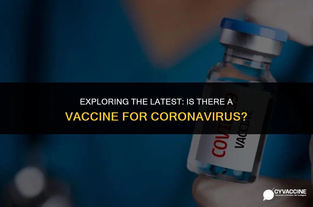 is thete a vaccine for coronavirus