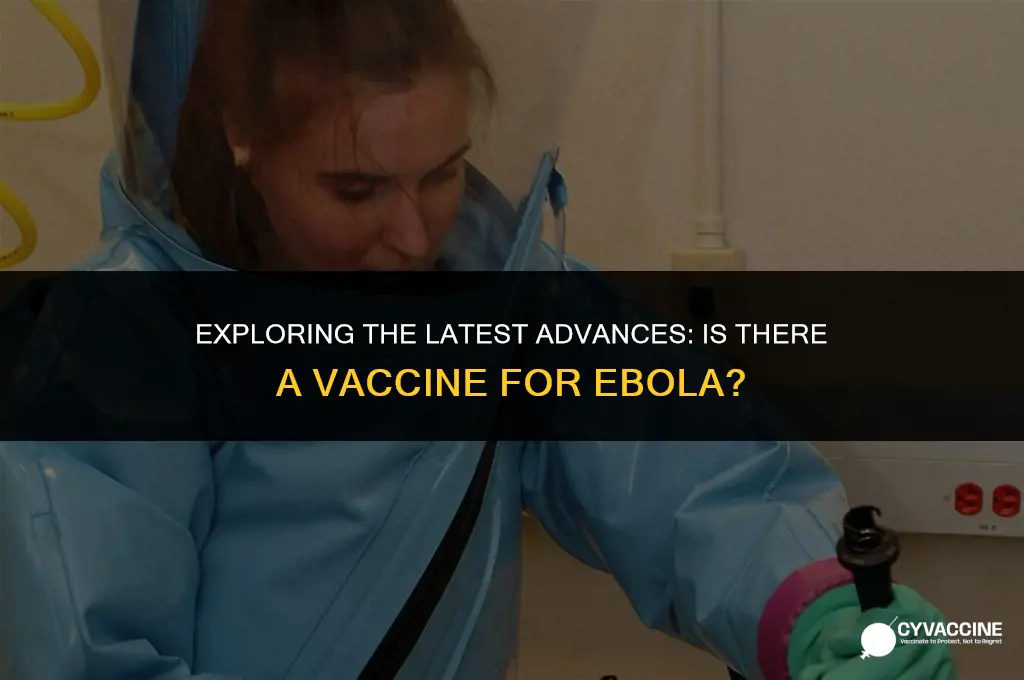 is thete a vaccine for ebola