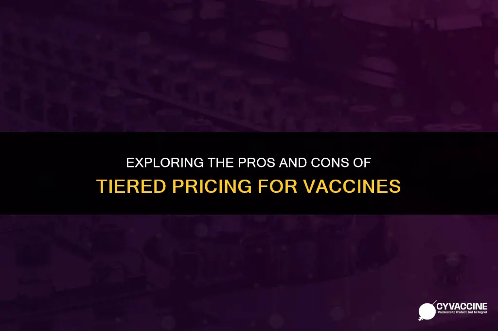 is tiered pricing good for vaccines