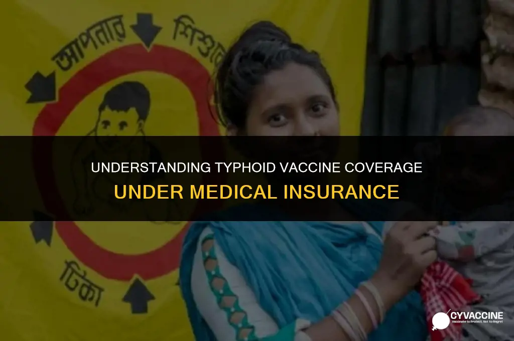is typhiod vaccine covered by medical
