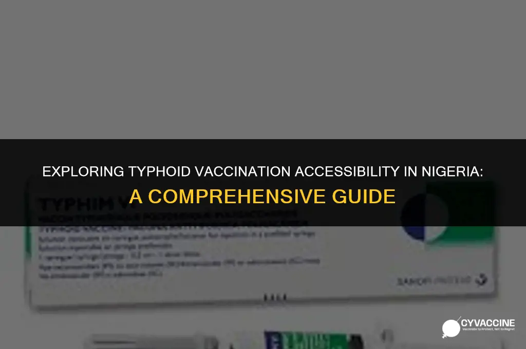 is typhoid vaccination free in nigeria