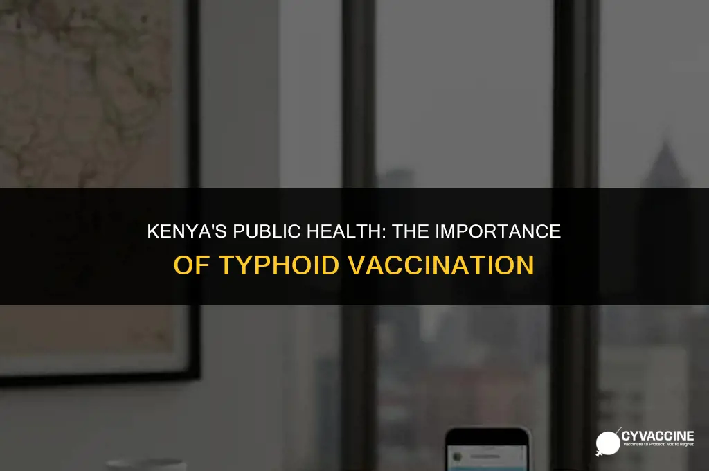 is typhoid vaccine necessary for kenya