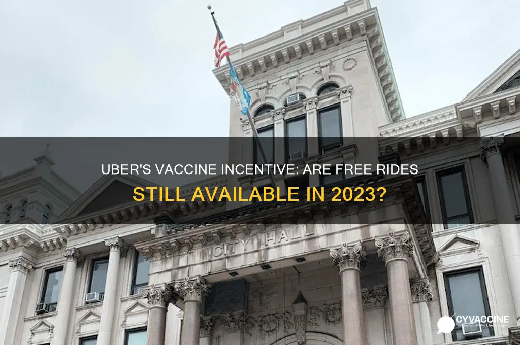 is uber still giving free ride to vaccine