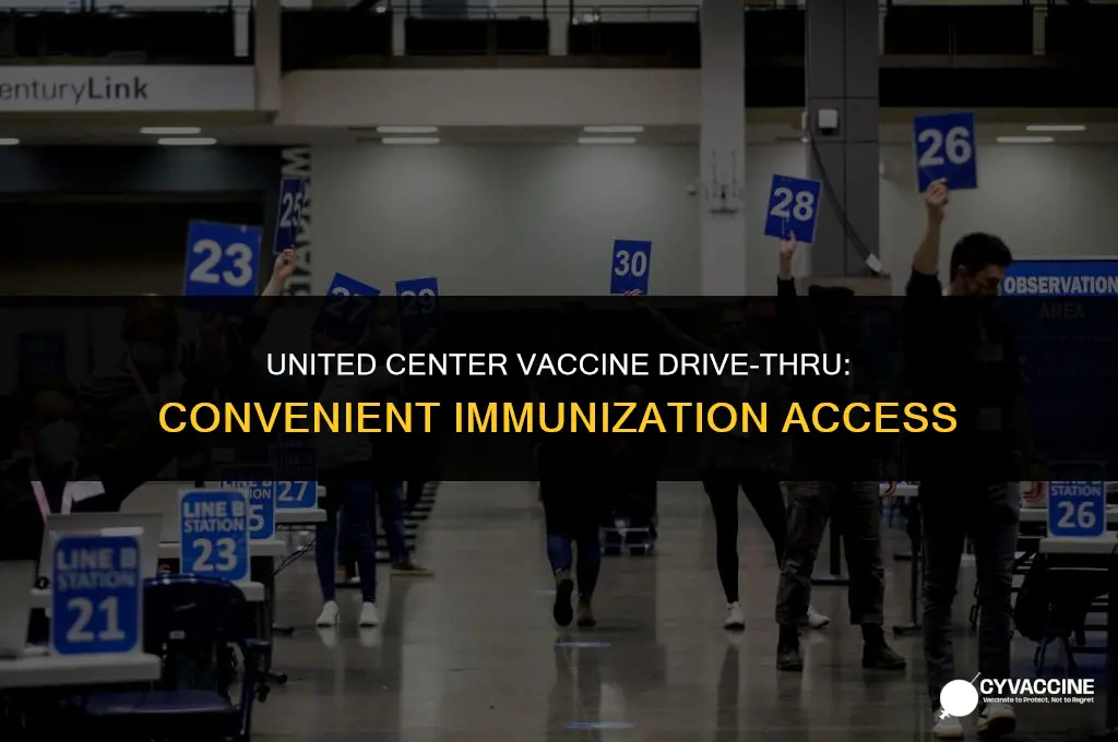 is united center vaccine drive thru