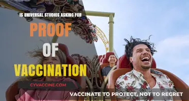 Universal Studios Vaccine Policy: Proof of Vaccination Required?