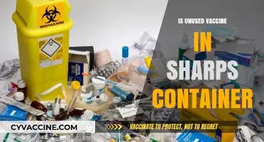 Proper Disposal of Unused Vaccines in Sharps Containers: A Guide