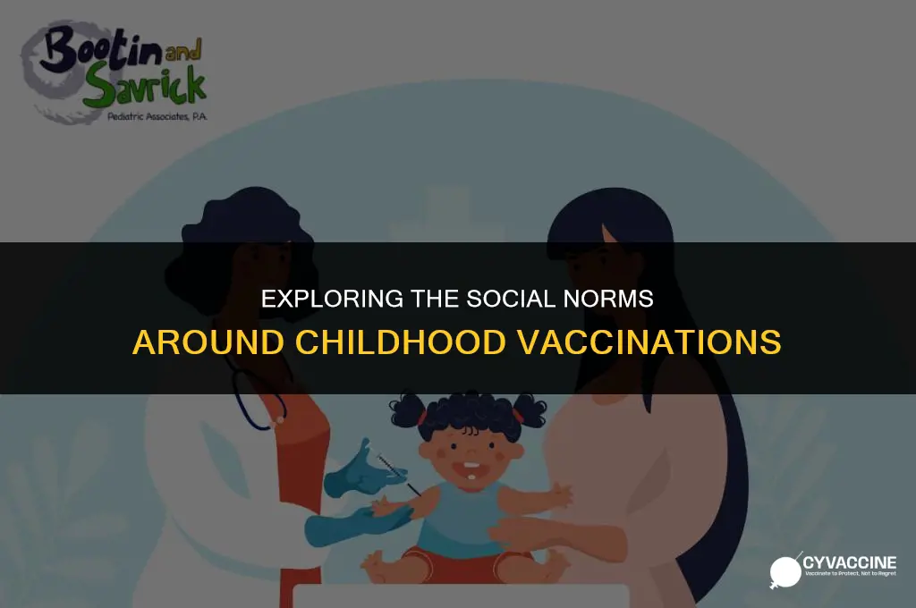 is vaccinating children a social nomr