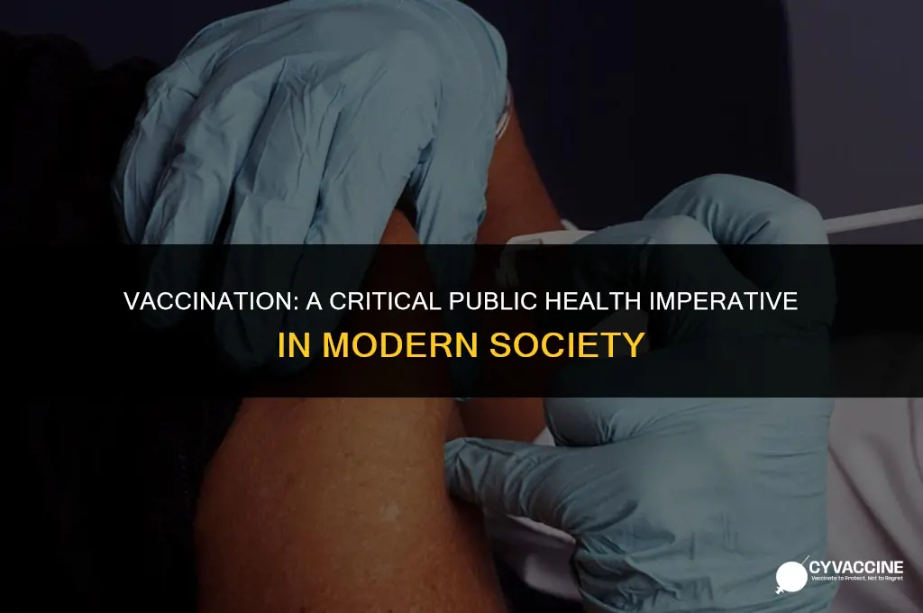 is vaccination a public health issue