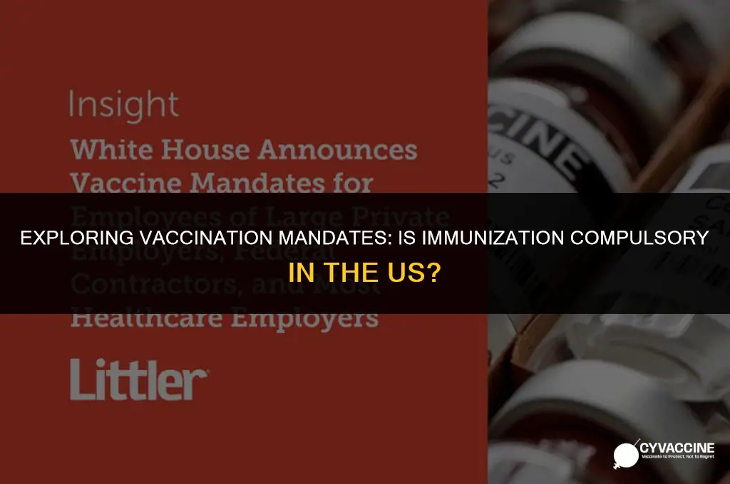 is vaccination compulsory in the us