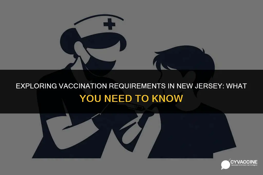 is vaccination mandatory in new jersey