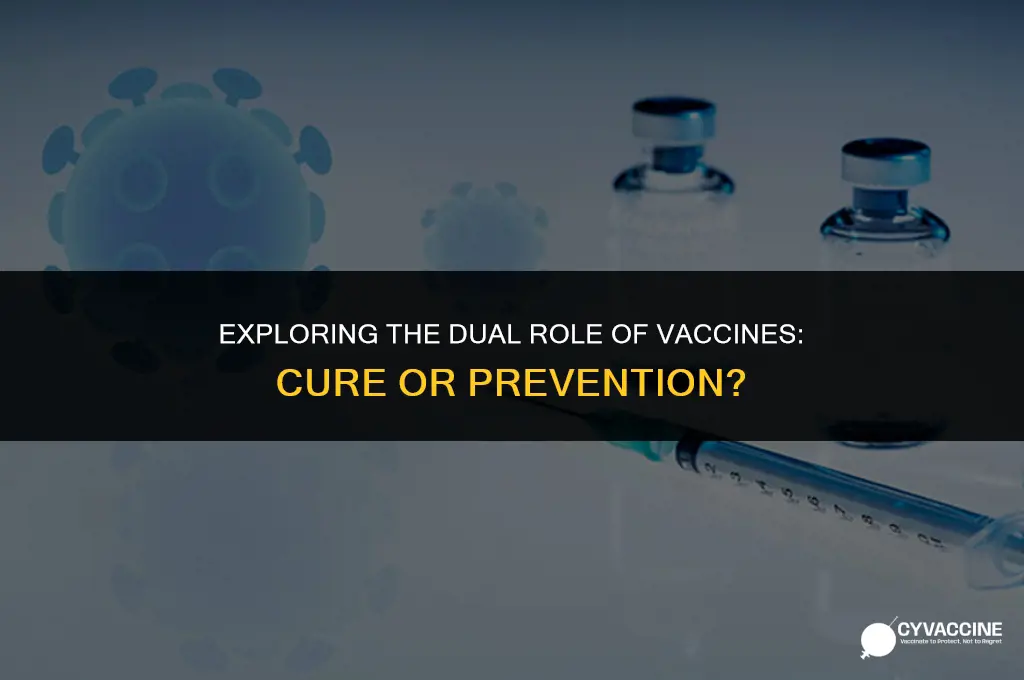 is vaccine a cure or prevention