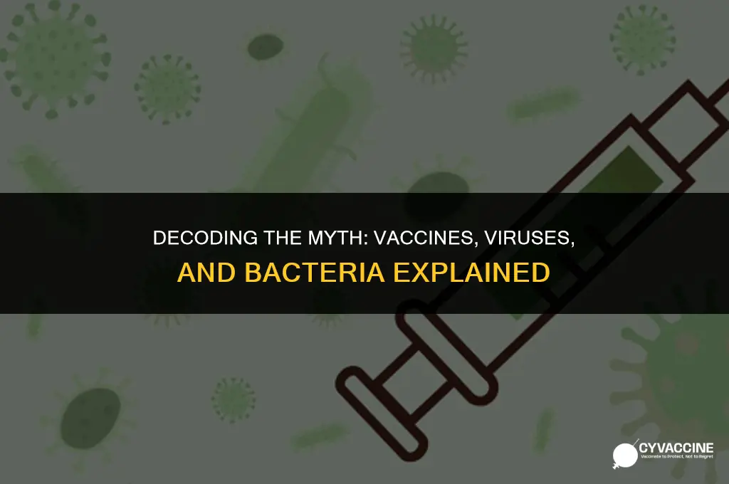 is vaccine a virus or bacteria