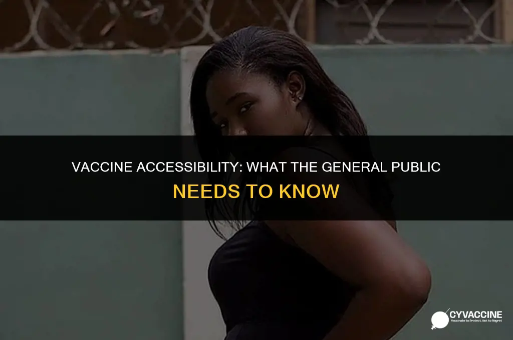 is vaccine available for general public