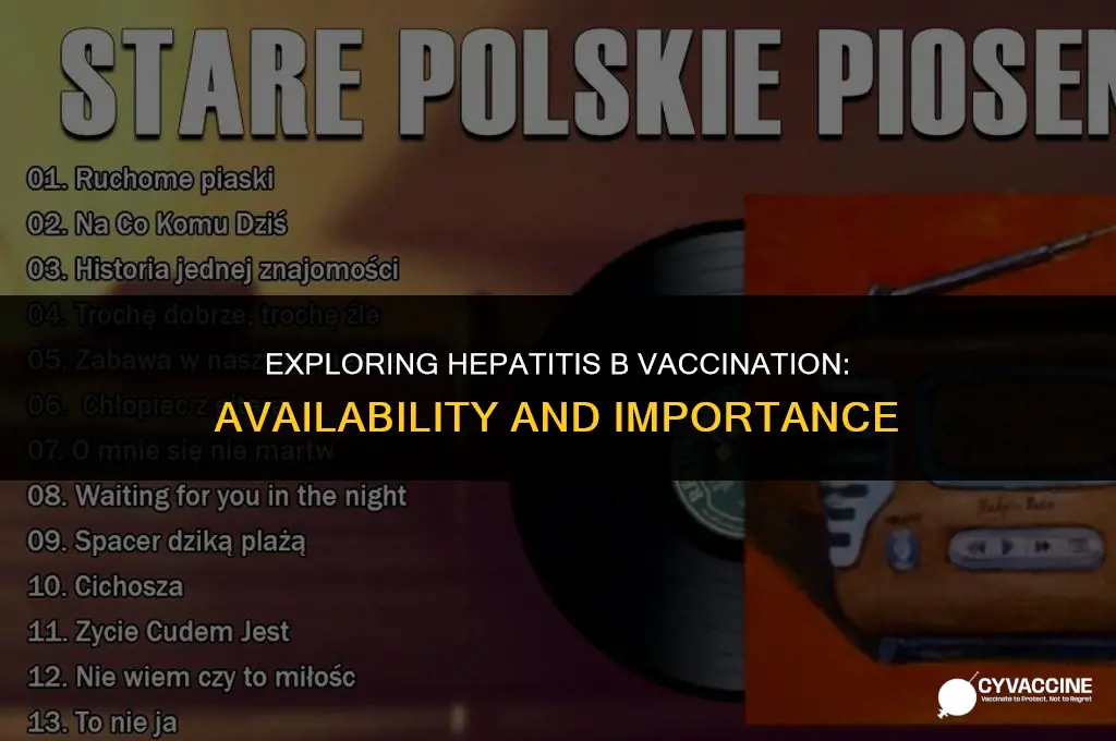 is vaccine available for hep b