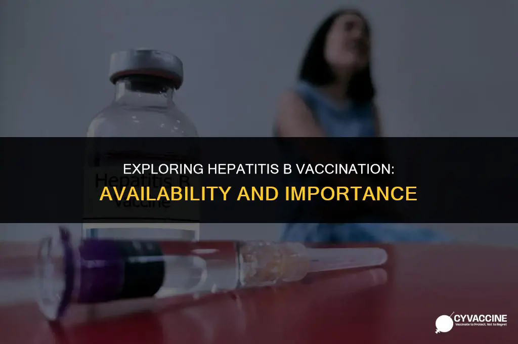 is vaccine available for hepatitis b