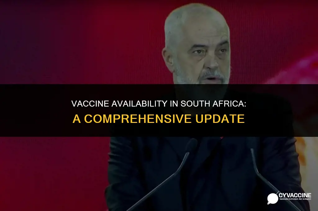 is vaccine available in south africa