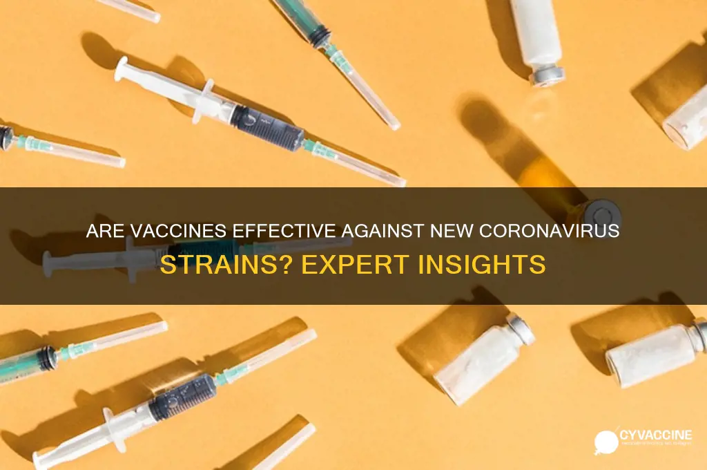 is vaccine good for new strain of coronavirus