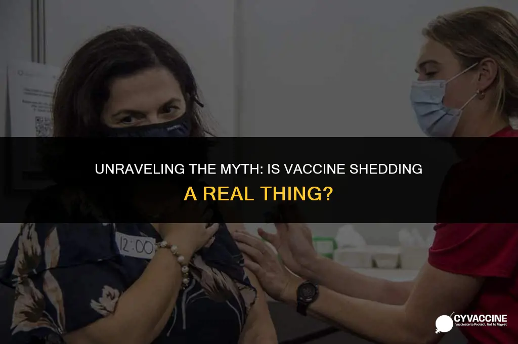 is vaccine shedding a real thing