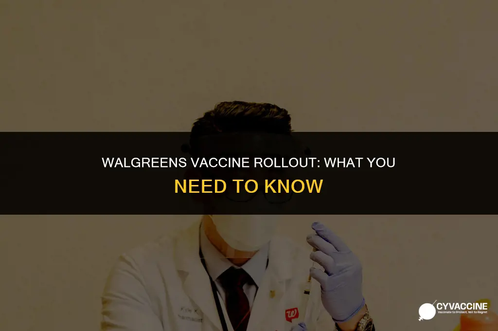 is walgreens giving out the vaccine