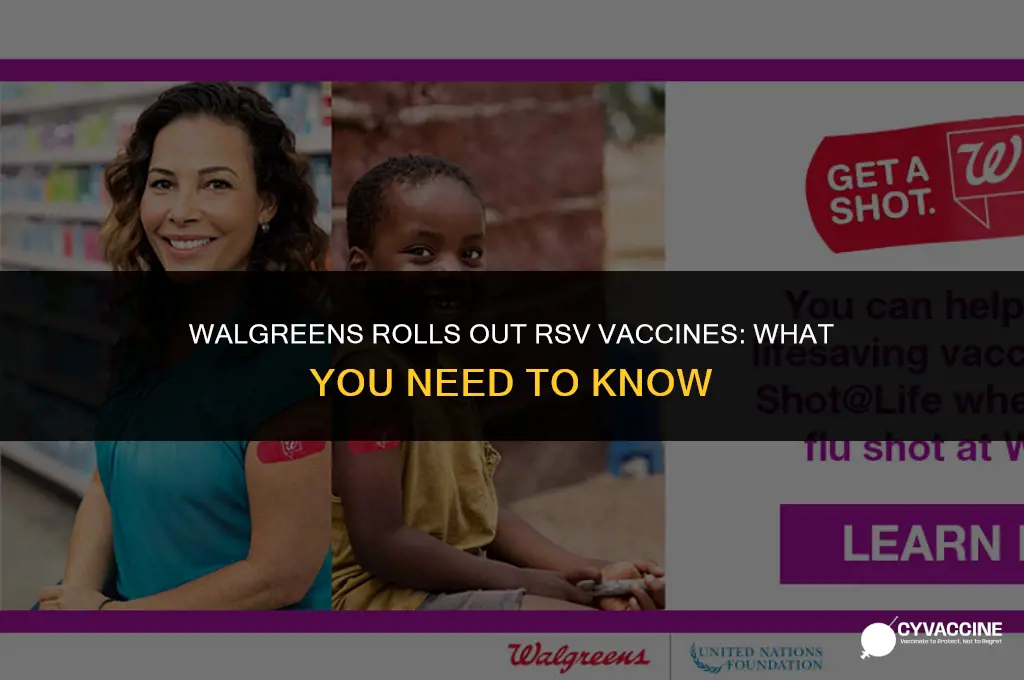 is walgreens giving the rsv vaccine