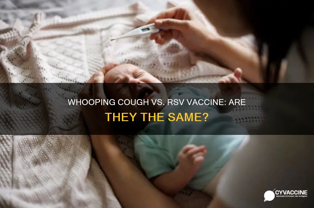 is whooping cough and rsv vaccine the same