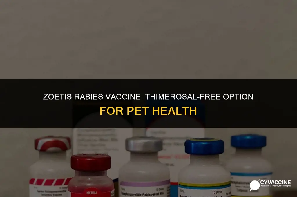 is zoetis rabies vaccine thimerosal free