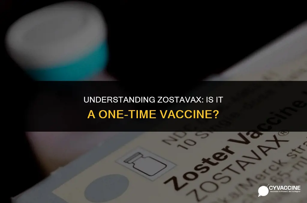 is zostavax a one time vaccine