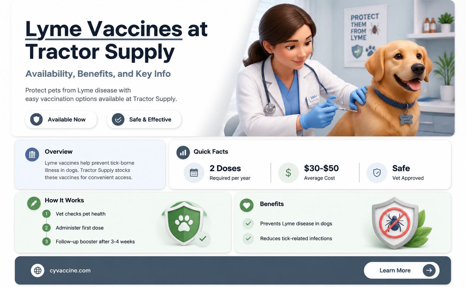 are lyme vaccines at tractor supply