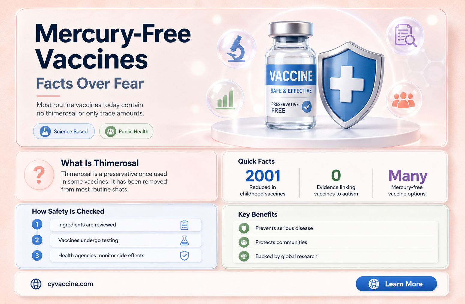 are there any vaccines without mercury