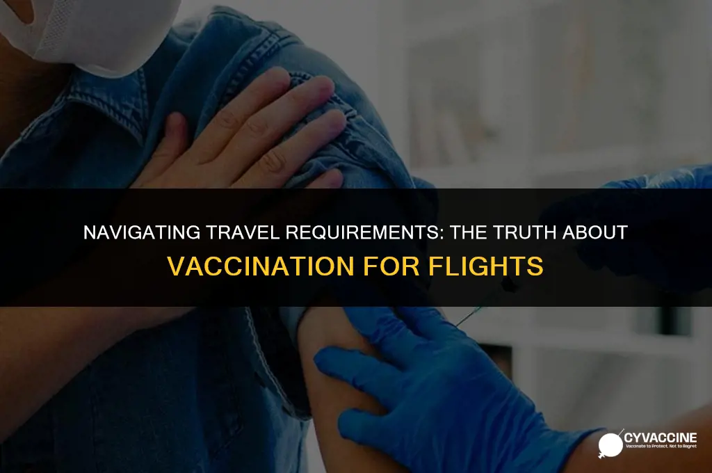 must i be vaccinated to fly