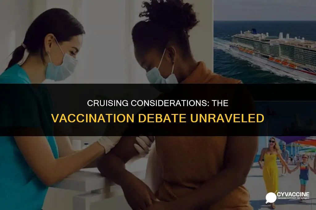 must you be vaccinated to cruise