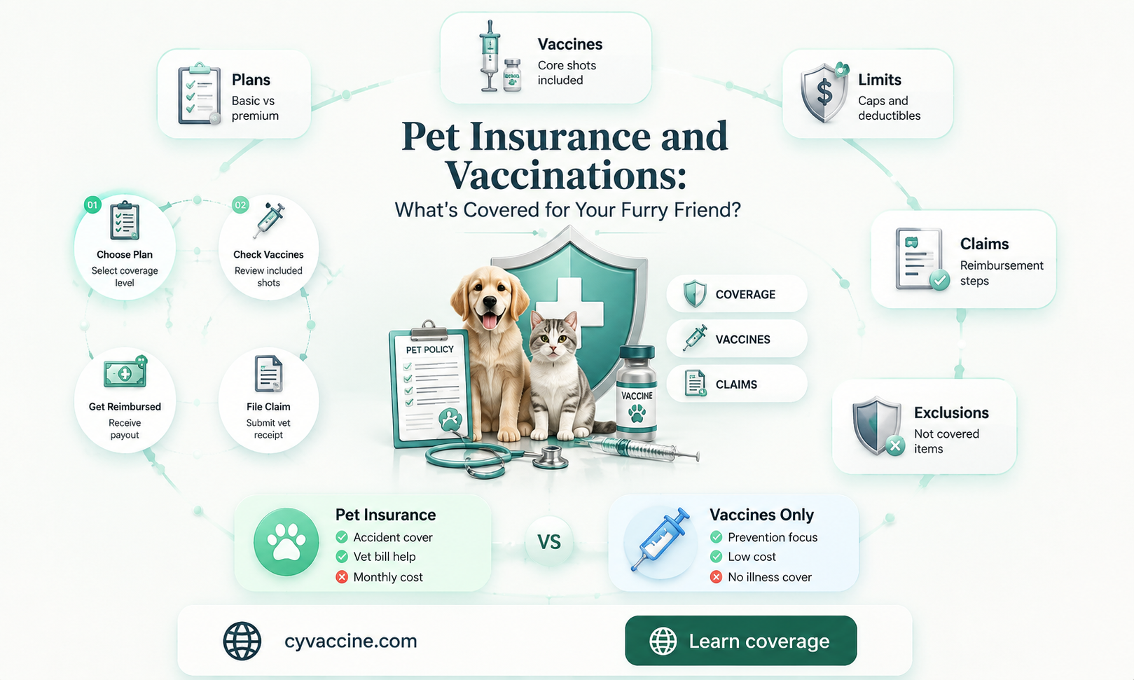 are vaccinations covered by pet insurance